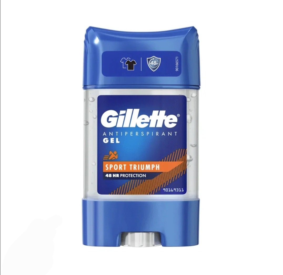 مام ژله ای ژیلت Gillette ضد تعریق آقایان رایحه خنکِ ورزشی و انرژی زا