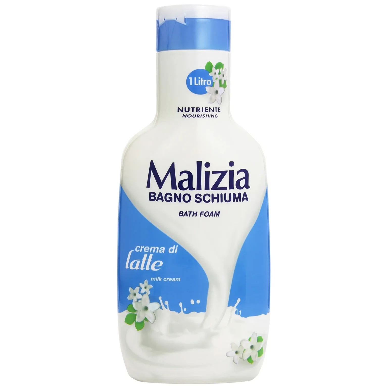شامپو بدن (شاور ژل) مالیزیا با کرم شیر یک لیتری Malizia Shower Gel Milk Cream